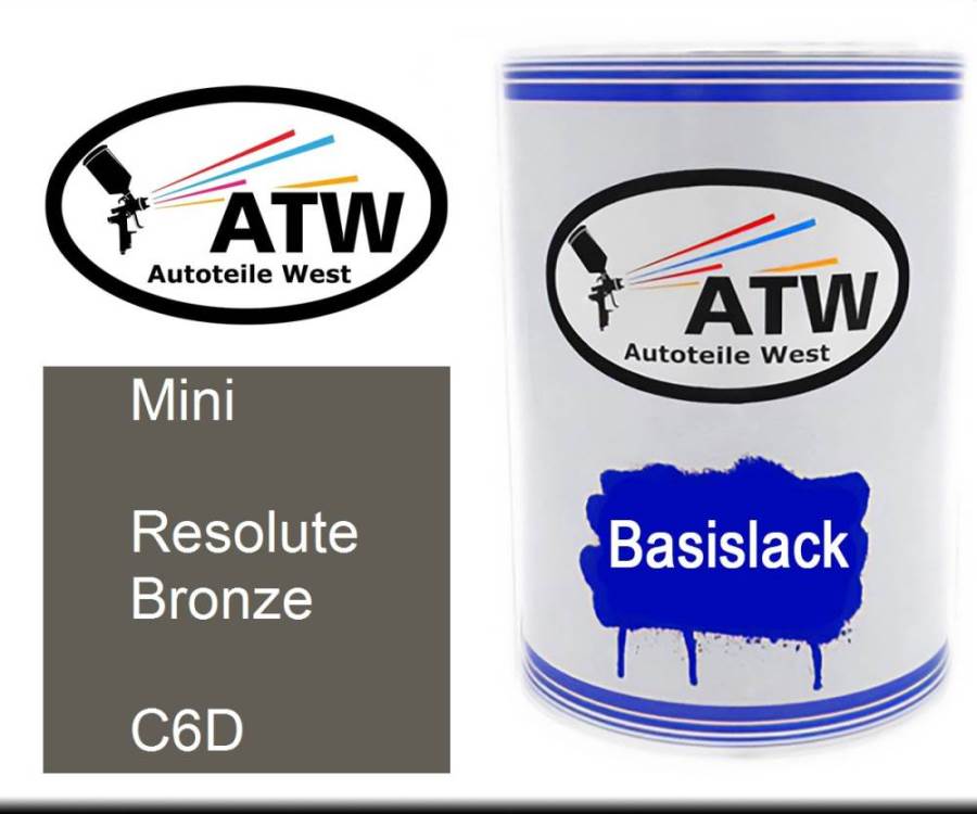 Mini, Resolute Bronze, C6D: 500ml Lackdose, von ATW Autoteile West.